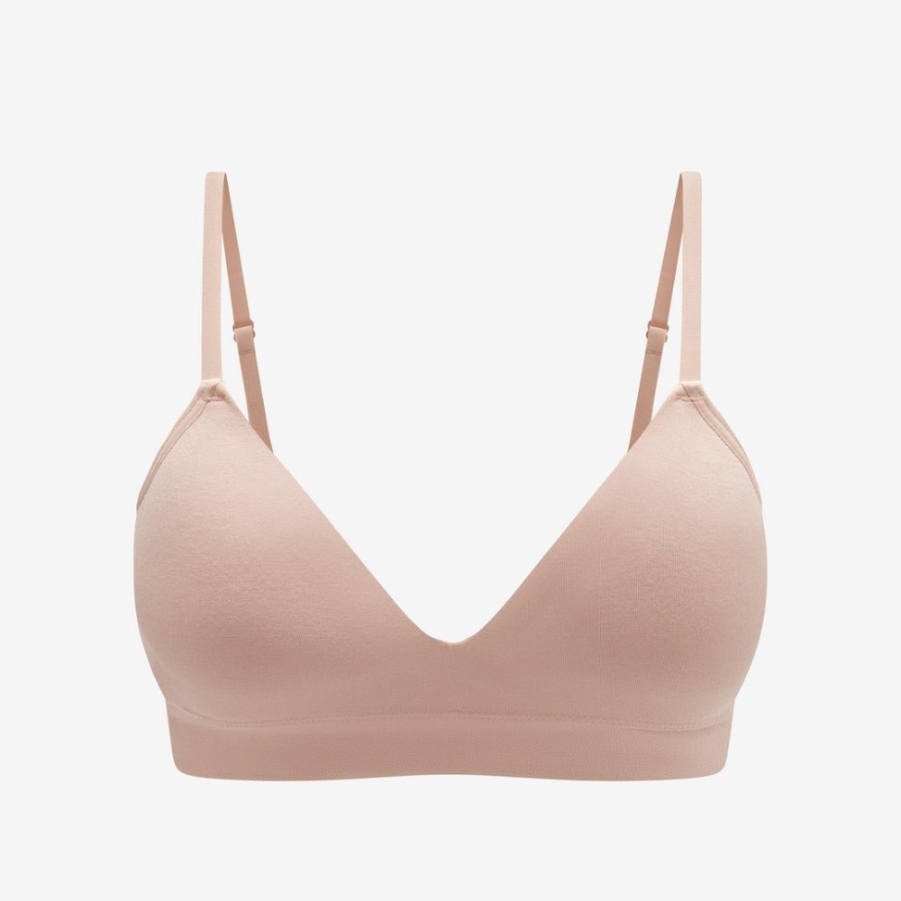 ThirdLove Seamless Cloud Cotton Wireless Bra Size LG+rose-dust / LG+